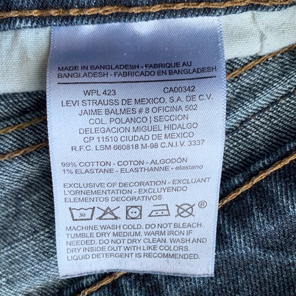 Signature by Levi Strauss S61 32 x 30 jeans riveted strength - Picture 3 of 10